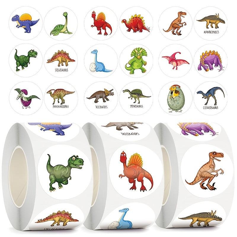 500 Dinosaur Stickers Educational Rewards