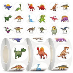 500 Dinosaur Stickers Educational Rewards