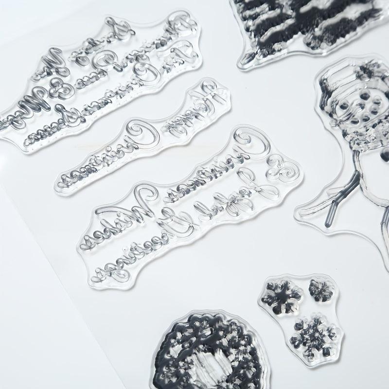 1pc Cartoon Clear Stamp for Journal & Stationery - Student Stamp for Card Making