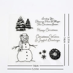 1pc Cartoon Clear Stamp for Journal & Stationery - Student Stamp for Card Making