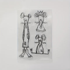 Three Mice DIY Cartoon Stamps