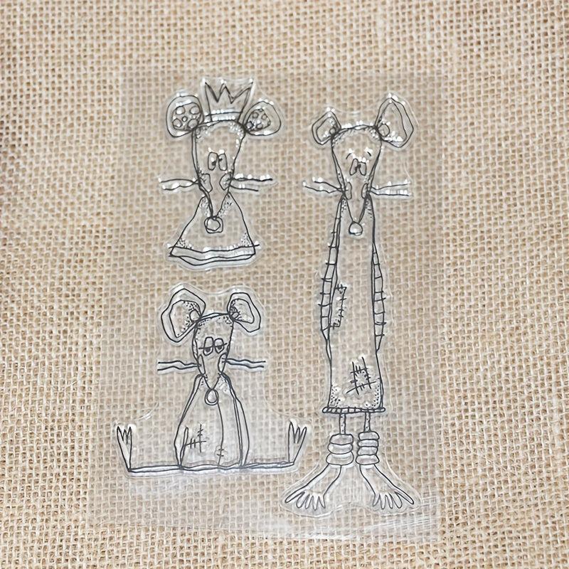 Three Mice DIY Cartoon Stamps