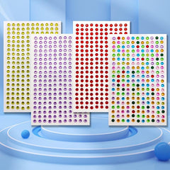 Rhinestone Stickers 4mm Self Adhesive Crafts Bling Jewel Crystal Stickers