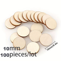 Round Wood Slices Circles Discs DIY Craft Christmas Painting Decor