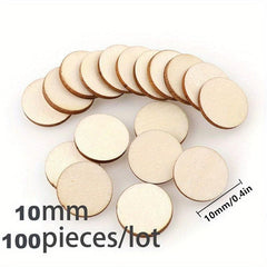 Round Wood Slices Circles Discs DIY Craft Christmas Painting Decor