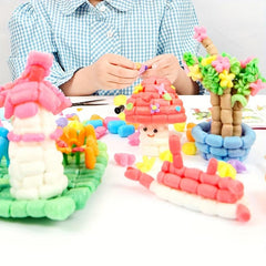 500pcs DIY Corn Grain Sticky Painting Set