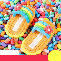 500pcs DIY Corn Grain Sticky Painting Set