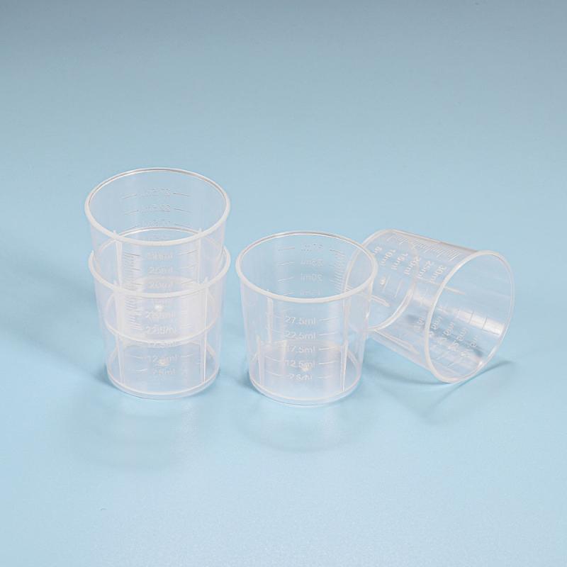 20pcs 30ml Plastic Measuring Cups with Scales for Resin Mold Tools