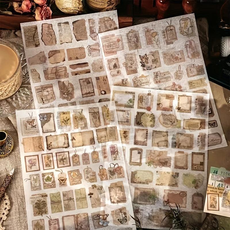 Washi Stickers Poetry Series Journal Material Stickers DIY Creative Paper