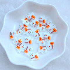 Resin Mini Halloween Ghost Flat Back Manicure Parts
