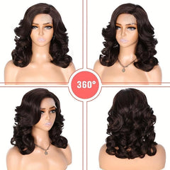 Loose Wave Lace Part Wig Curly Hair Synthetic Heat Resistant Weave Full Wigs