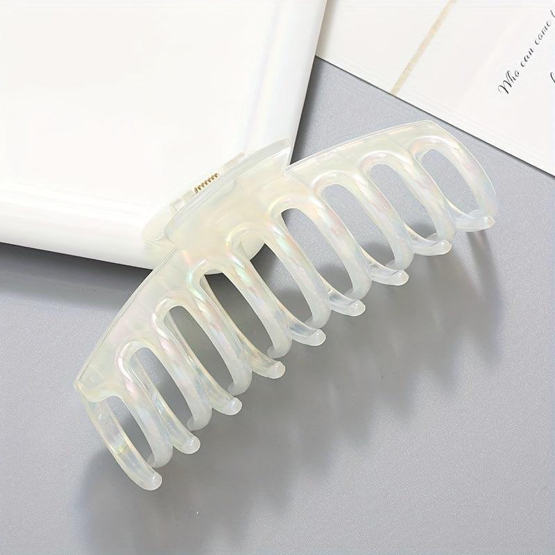 Colorful Mermaid Large Grab Clip Back Head Shark Clip