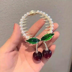 Cherry Hair Accessories Ponytail Hair Buckles For Women Girls
