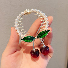 Cherry Hair Accessories Ponytail Hair Buckles For Women Girls