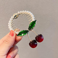 Cherry Hair Accessories Ponytail Hair Buckles For Women Girls