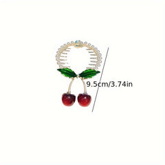 Cherry Hair Accessories Ponytail Hair Buckles For Women Girls