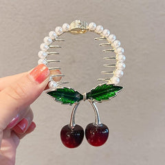Cherry Hair Accessories Ponytail Hair Buckles For Women Girls