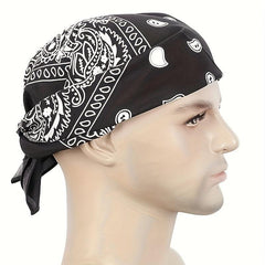 4pcs Rocker Wig Costume Set for Men 80s Rocker Headband Sunglasses Necklace