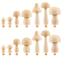 DIY Wooden Mushroom Decorations for Arts & Crafts Projects