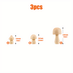 DIY Wooden Mushroom Decorations for Arts & Crafts Projects