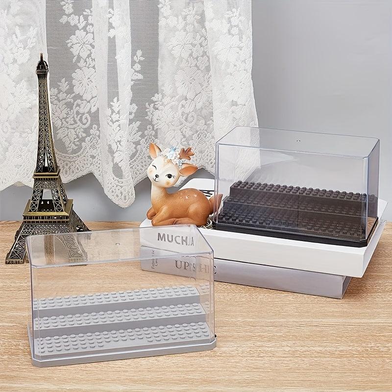 Building Block Doll Display Box Bottom Storage Toy Box