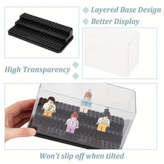 Building Block Doll Display Box Bottom Storage Toy Box