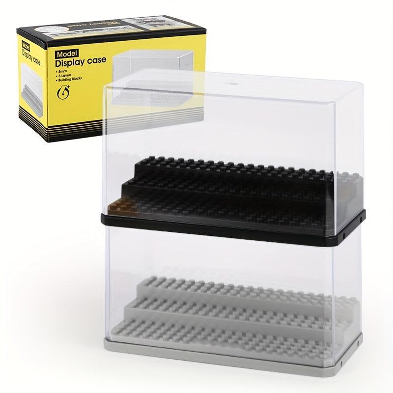 Building Block Doll Display Box Bottom Storage Toy Box