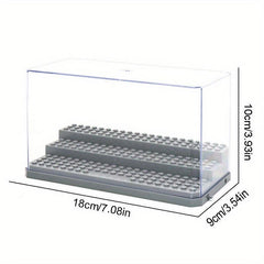 Building Block Doll Display Box Bottom Storage Toy Box