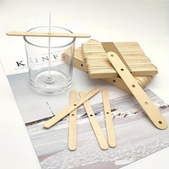 15PCS Log Diy Candle Wick Holder Aromatherapy Birthday Candle Wax Cup Wick
