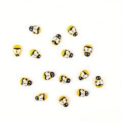 Wooden Mini Bee Ladybug Sponge Sticker Refrigerator Wall Decoration