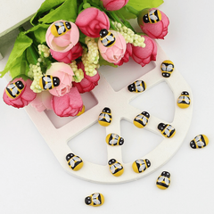 Wooden Mini Bee Ladybug Sponge Sticker Refrigerator Wall Decoration
