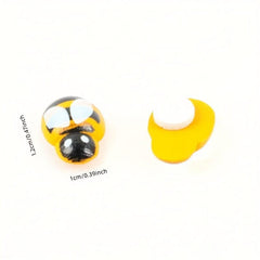 Wooden Mini Bee Ladybug Sponge Sticker Refrigerator Wall Decoration