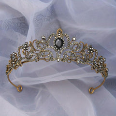 Zircon Crystal Rhinestone Bridal Wedding Headband Crown Hair Crown