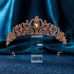 Zircon Crystal Rhinestone Bridal Wedding Headband Crown Hair Crown