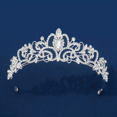 Zircon Crystal Rhinestone Bridal Wedding Headband Crown Hair Crown