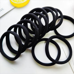 12 PCS High Elastic Nylon Hair Ties Seamless Stretchy Hair Bands