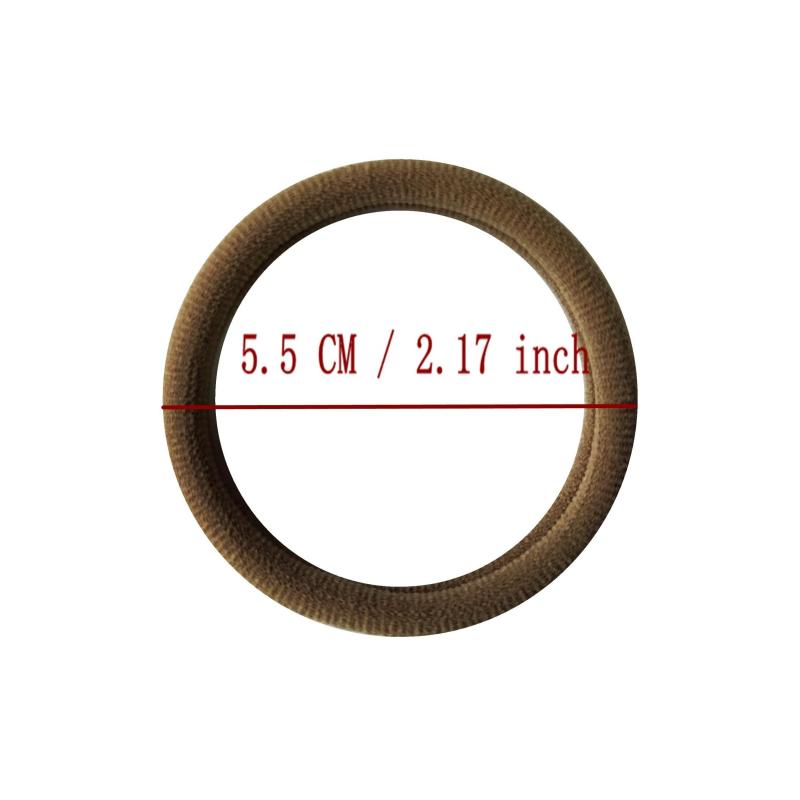 12 PCS High Elastic Nylon Hair Ties Seamless Stretchy Hair Bands