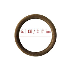 12 PCS High Elastic Nylon Hair Ties Seamless Stretchy Hair Bands