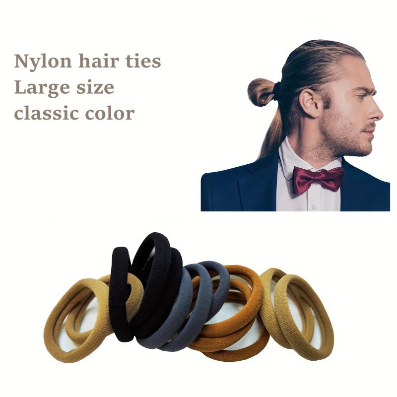12 PCS High Elastic Nylon Hair Ties Seamless Stretchy Hair Bands