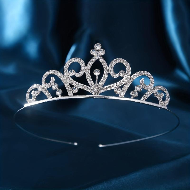 Rhinestone Crown Headband Dress Up Accessory