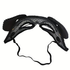 Men's Masquerade Cat Face Lace Mask Halloween Party Dress Up Props