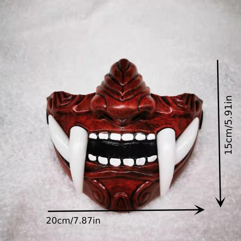 Men's Halloween Red Mask Cosplay Party Hot Style