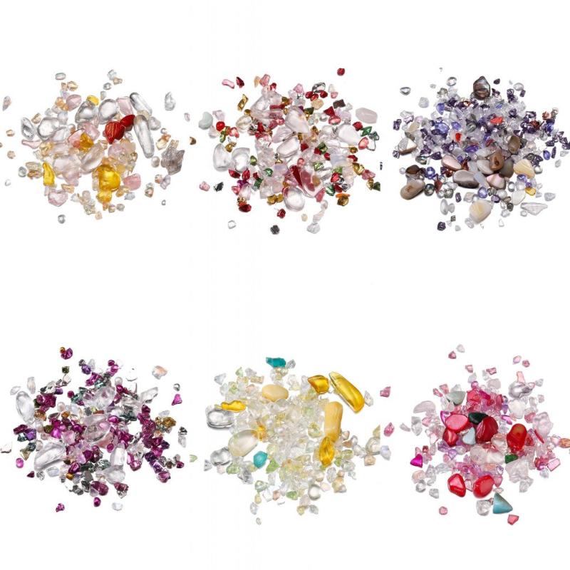 20g Glass Crushed Stone Crystal Gravel for Epoxy Resin Crafts