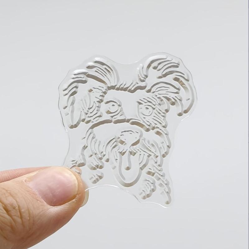 Dog Silicone Transparent Stamp for Crafts