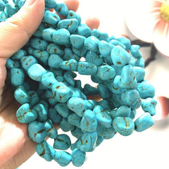 25 Natural Turquoise Healing Stones for Jewelry Making