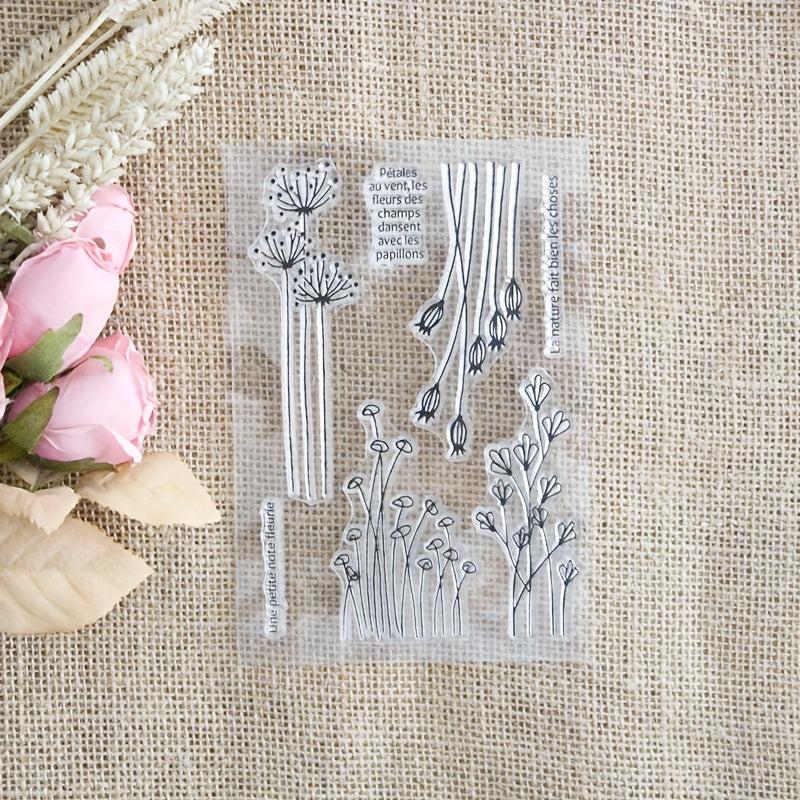Dandelion Cartoon Transparent Stamp DIY Decoration