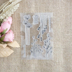 Dandelion Cartoon Transparent Stamp DIY Decoration