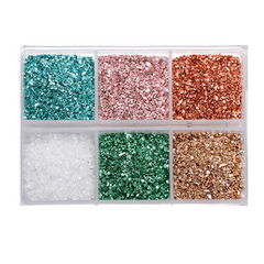 80g Crushed Glass Stones Resin Filling Epoxy Mold Irregular Crystal Nail Art