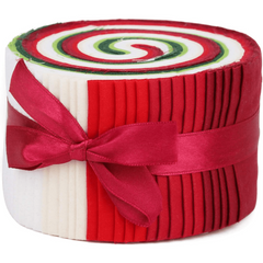 40pcs 2.55in Roll Up Fabric Quilting Strips Jelly Roll Craft Bundle