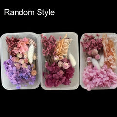 Mini Dried Flower Bouquets for DIY Crafts, Weddings, Decor
